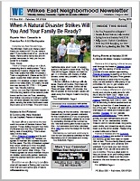 2016 Spring Wilkes East Neighborhood newsletter. Click to view!
