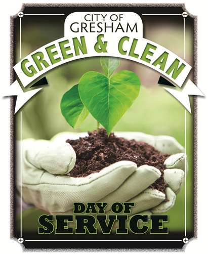 Green and Clean Day of Service 2019: Sat, May 04, 2019 9AM-12PM. Get involved, Make a difference. Info here!