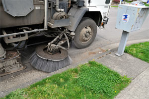 Keep the Street Clear for Sweeping. Keeping your garbage cans, recycle carts, cars, boats, campers and basketball hoops off the street when your section is due to be swept is critical in allowing the street sweepers to do a thorough job. Info Here!
