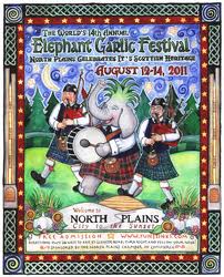 If you like garlic North Plains' 14th annual “World’s Largest Elephant Garlic Festival” is the place to be. Click to view larger poster.