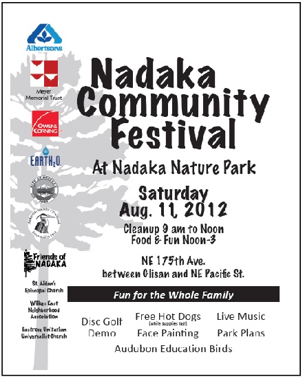 Nadaka Community Festival. Fun for the Entire Family. Music, Food and  Activities: Aug 11, 2012 12PM-3PM. Info Here!