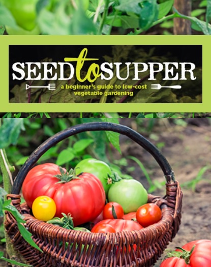 Free Gardening Course, Seed to Supper. A beginner's guide to low-cost vegetable gardening: Thursday's Feb 21-Mar 21, 2019 6:30PM-8:30PM. Sign-Up Here!