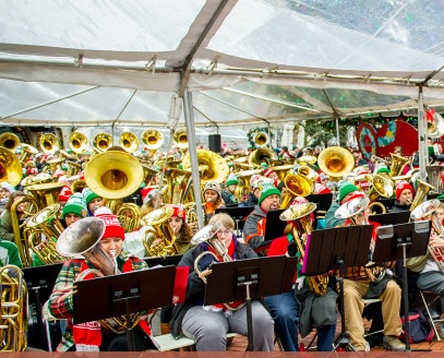 Free Event! 27th Annual Tuba Christmas Concert, Pioneer Courthouse Square: Sat Dec 09, 2017 1:30PM-3PM. Info here!