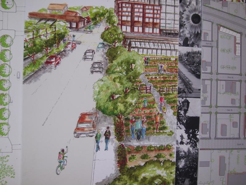 Urban Connections street view: Univ of Oregon Sustainable Cities Rockwood Redevelopment Design