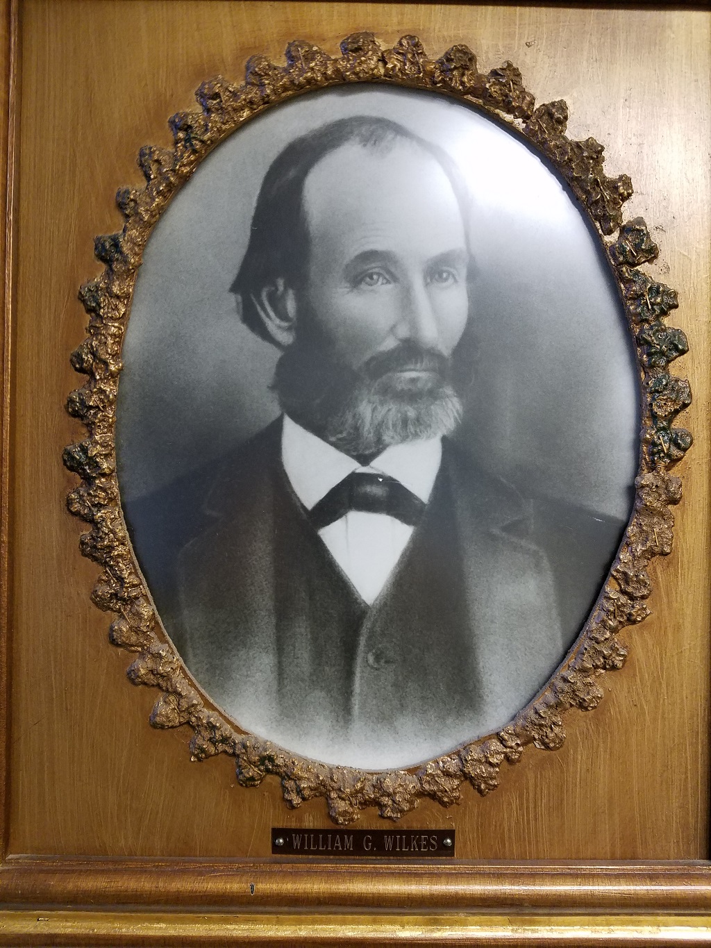 William C Wilkes, east Portland pioneer 1850's. Click to enlarge